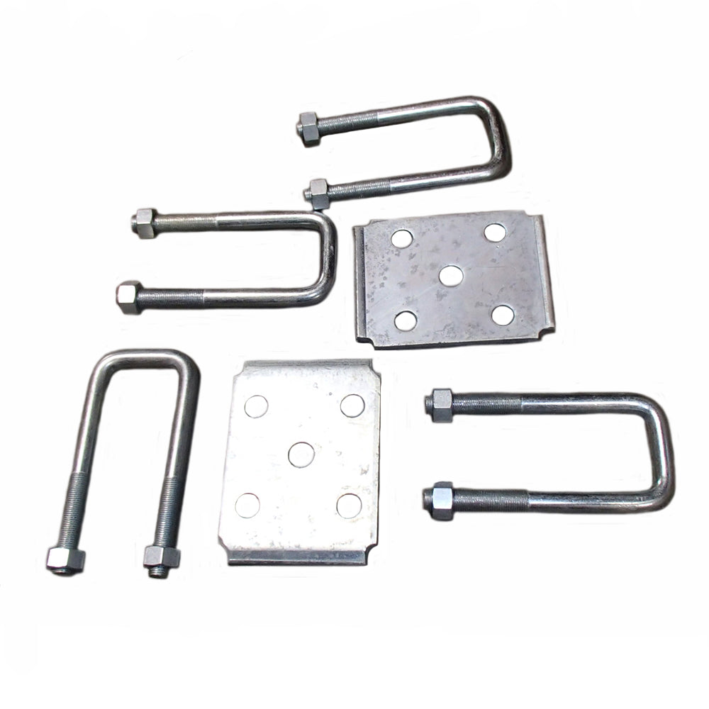 1000306SQUARE U-Bolt Kit 2" Square Head Fits Universal Products