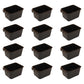 Cage Cups 12pk Black 1 Pint / 16 fl oz Hanging Feed & Water Cups Chicken Poultry
