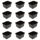 Cage Cups 12pk Black 1 Pint / 16 fl oz Hanging Feed & Water Cups Chicken Poultry