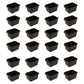 Cage Cups 24-pk Black 1 Pint/16 fl oz Hanging Feed & Water Cups Chicken Poultry