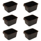Six (6) OTK20-0826 Hanging Feed and Water Cage Cup For Poultry Rabbits Quail