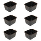 Six (6) OTK20-0826 Hanging Feed and Water Cage Cup For Poultry Rabbits Quail