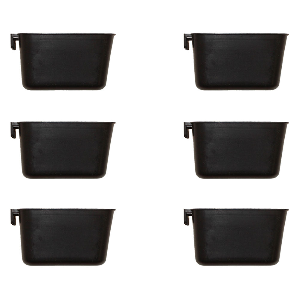 Six (6) OTK20-0826 Hanging Feed and Water Cage Cup For Poultry Rabbits Quail