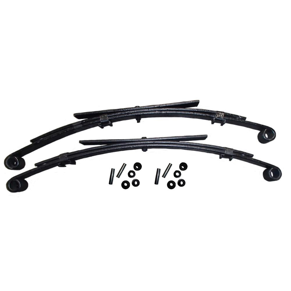 014675 Heavy Duty Golf Cart Leaf Spring Set w/ Bushings Fits Club Car DS 1981 up