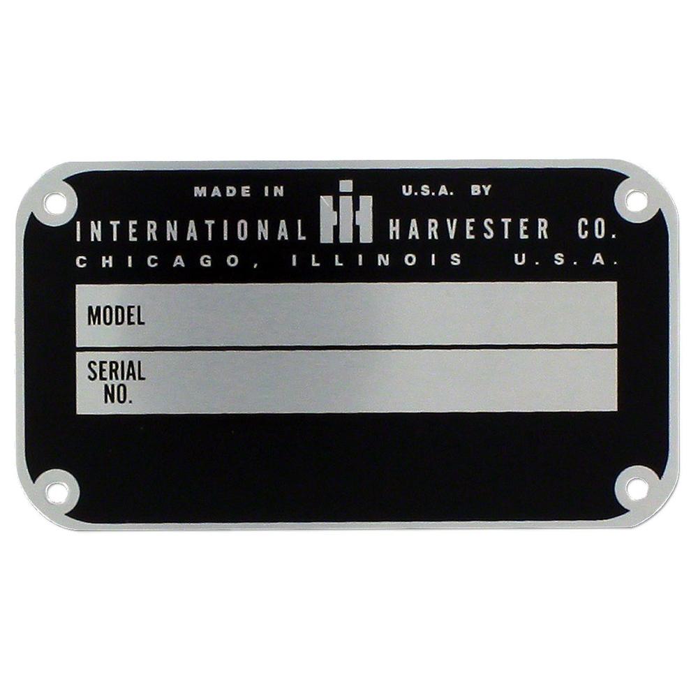 OTK20-0947 - Serial Number Tag with Rivets
