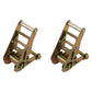 2 Ratchet Handles for Tow Dolly Car Hauler Flat Bed 2" Ratchet Strap Tie Down