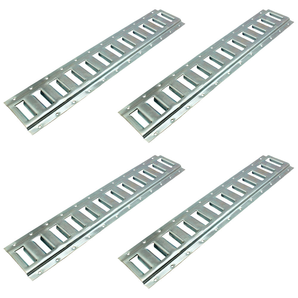 Set of (4) 2' E-Track for Enclosed Trailer Cargo Truck Van Hauler Box Truck