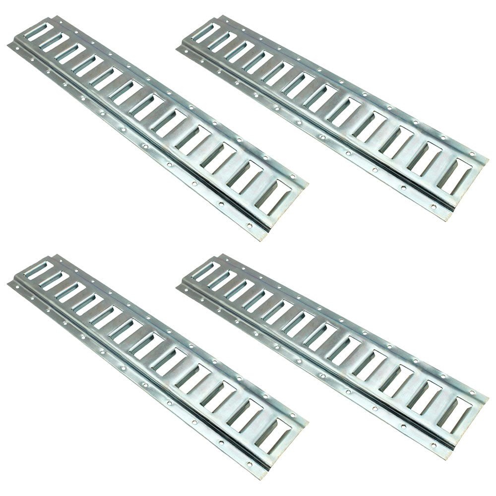 Set of (4) 2' E-Track for Enclosed Trailer Cargo Truck Van Hauler Box Truck