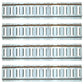 Set of (4) 2' E-Track for Enclosed Trailer Cargo Truck Van Hauler Box Truck