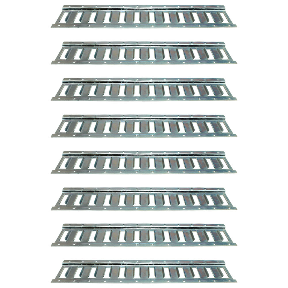 (8) Black Enamel Finish Steel E Track Tie-Down Rail System for Truck/Trailer