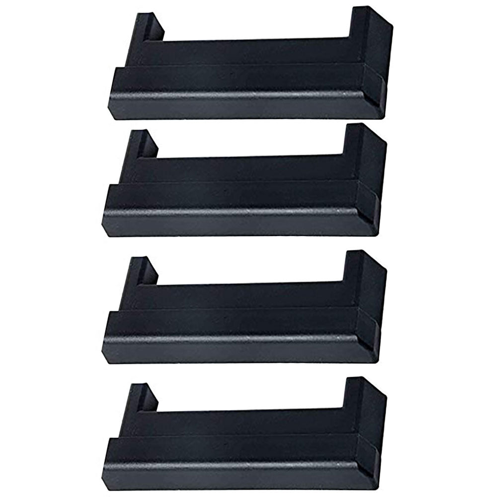(4) E Track Tie-Down Rail End Cap End Protector Cover For Horizontal E-Track