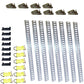 32 Piece E-Track Kit For Cargo Tie-Down Trailer Semi Tie-Off Strap