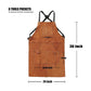 OTK20-1079 Leather Work Shop Apron Fits Universal