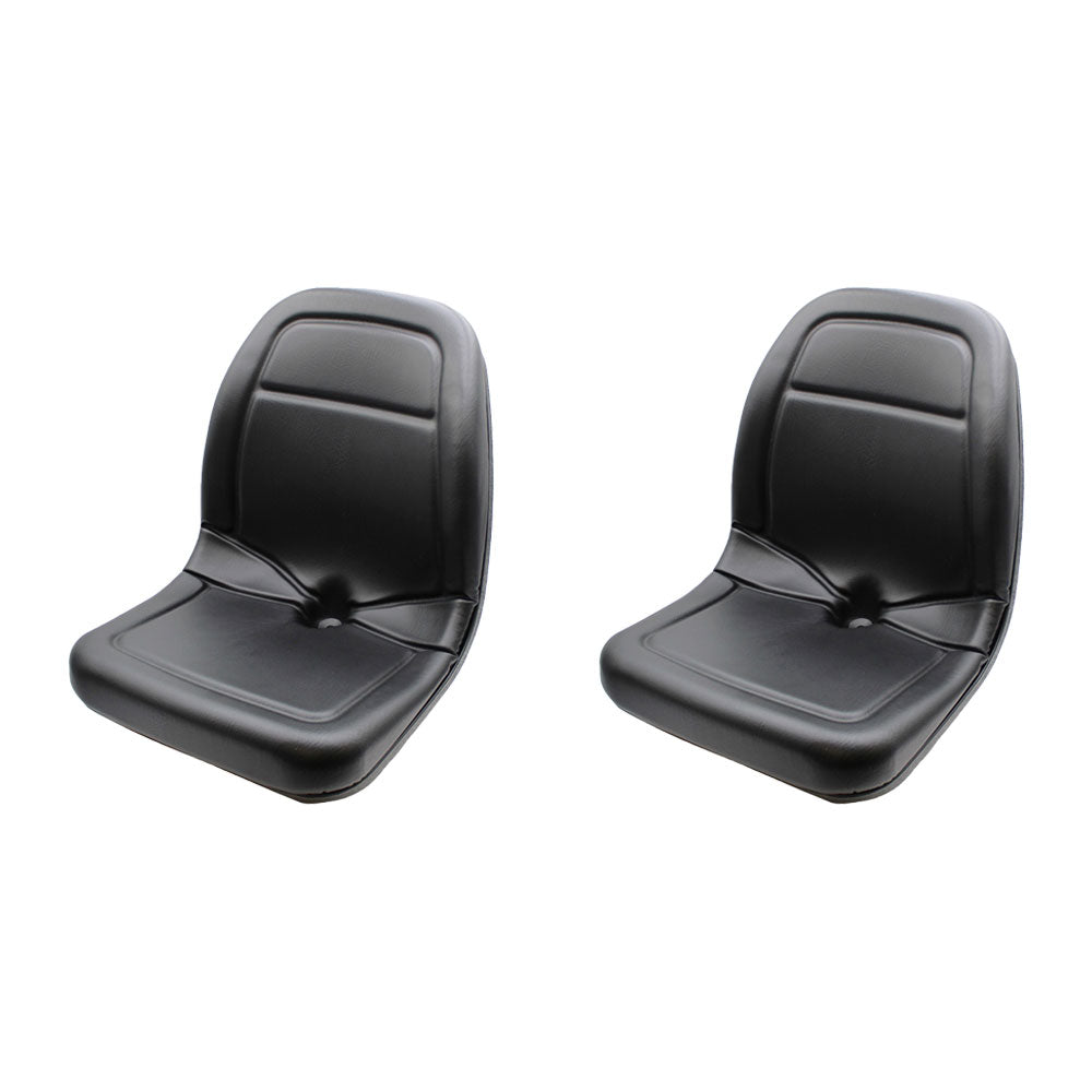 00367800 Qty 2: Black Vinyl Seat Fits Toro 1200 1250 2000D Reel Master