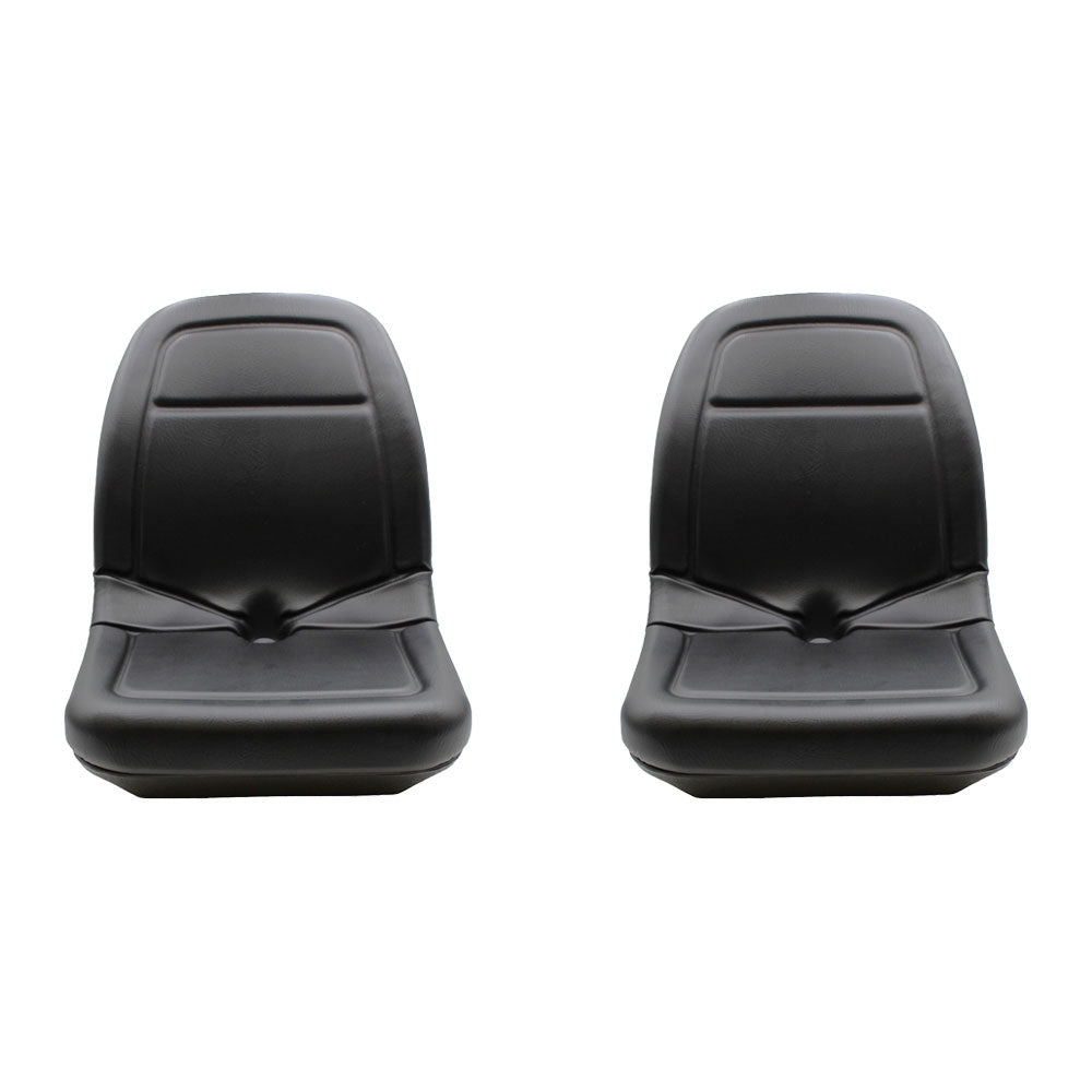 00367800 Qty 2: Black Vinyl Seat Fits Agco