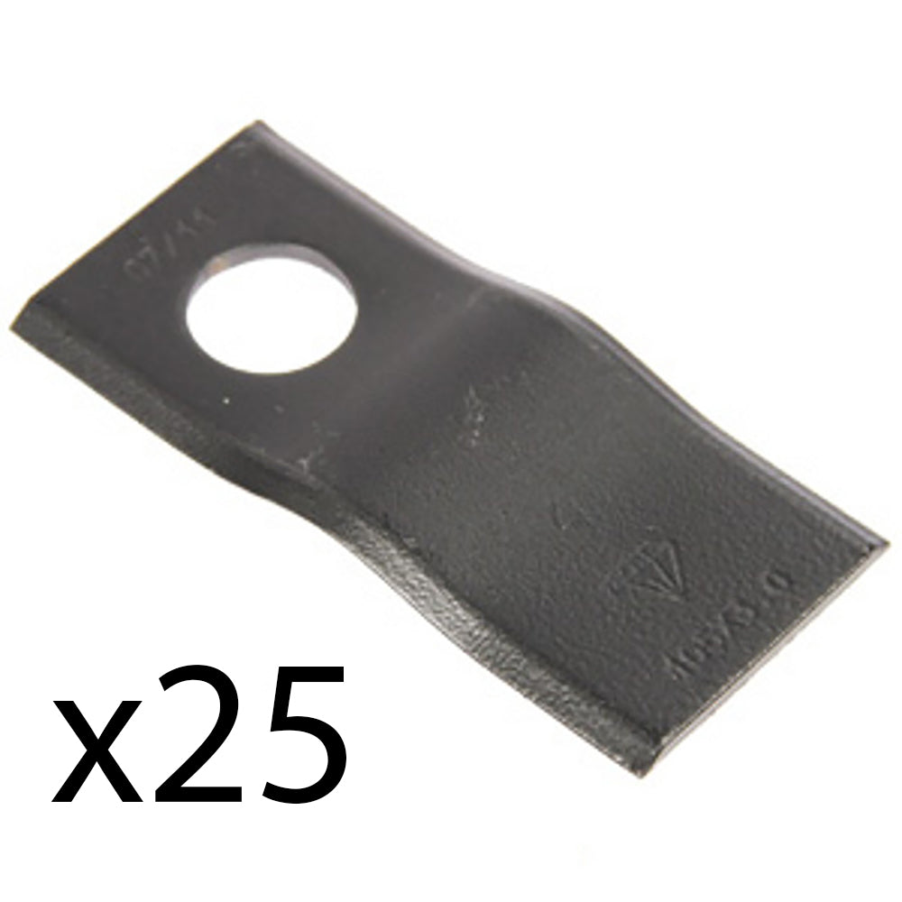 76N923 Qty 25: Disc Mower Blade
 Fits John Deere
