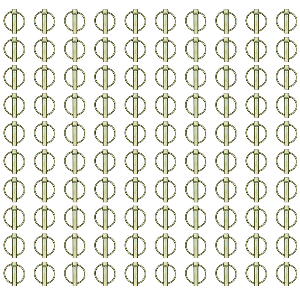 87299410 Qty 100: Lynch Pins (10 Packs of 10 Each) Fits Ford/New Holland