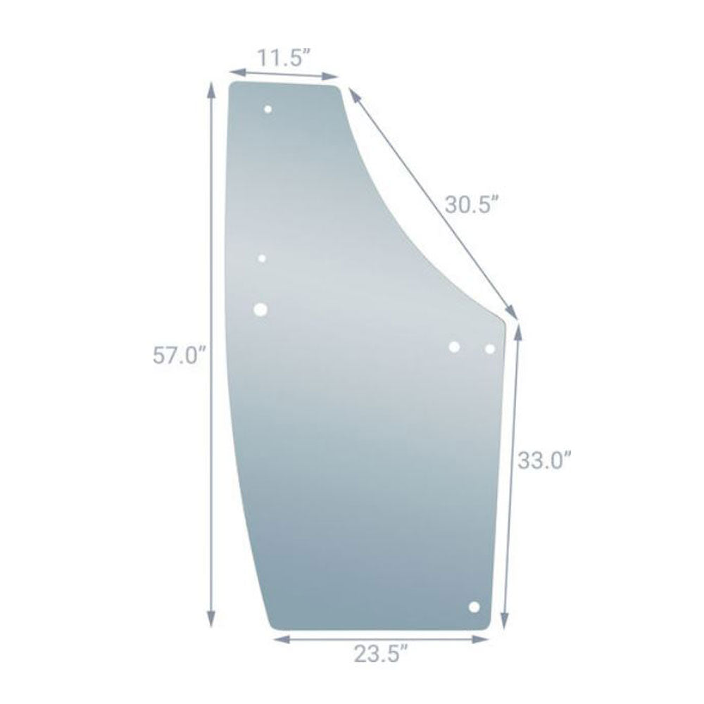 R198624-LH LH Door Glass Fits John Deere