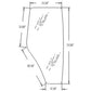 Cab Glass - Right Hand Door Fits John Deere 5320 5420 5520 6403 6603 R198625