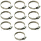 Qty 10: Hose Clamp Fits Massey Ferguson Replaces 364126X1