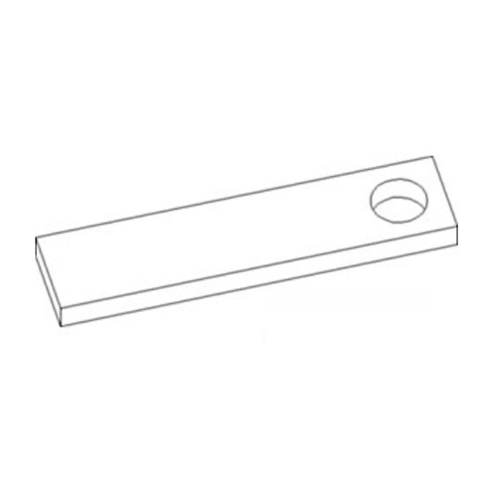 WN-R26413-PEX Radiator, Support, Rubber Pad Fits John Deere 500 500A 500B 500C