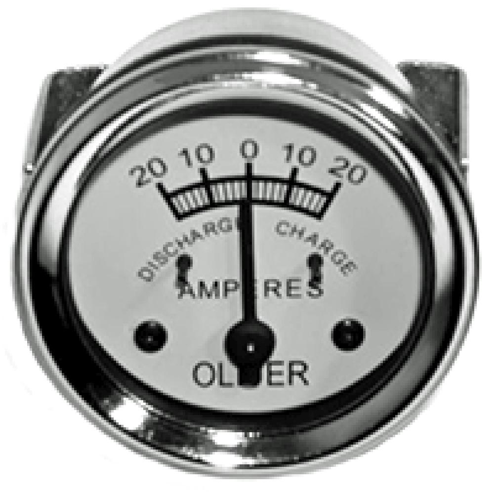 Ammeter (Amp) Gauge 20-0-20 Fits Oliver Replaces 1HA7353