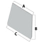 WN-R50758-PEX Glass, Rear Fits John Deere 2140 2350 2355 2550 2555 2750 2755