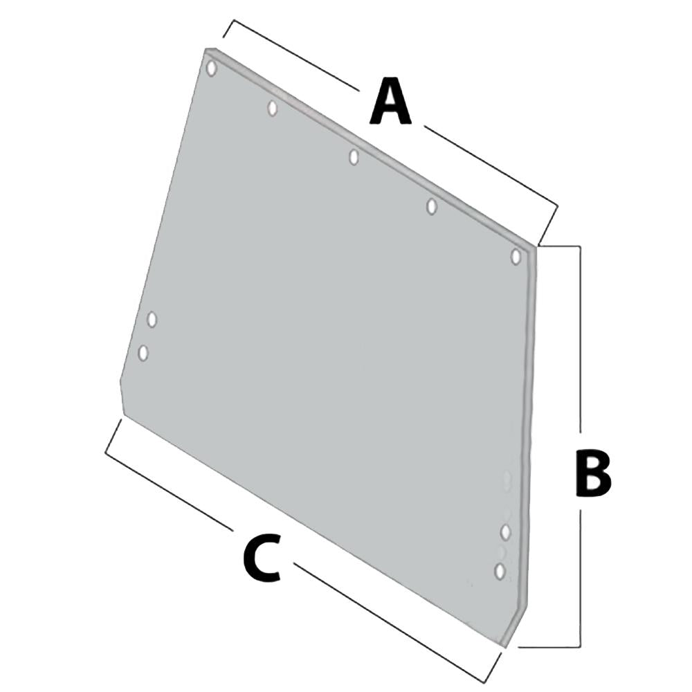 AR79738 Rear Glass Fits John Deere