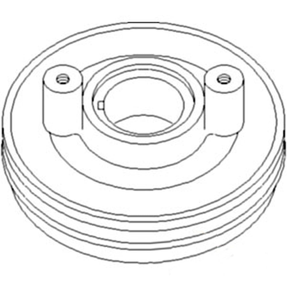 Crankshaft Pulley Fits John Deere Replaces R34366