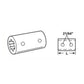 S.287 PTO Splined Coupling - Female Spline 1-3/8''