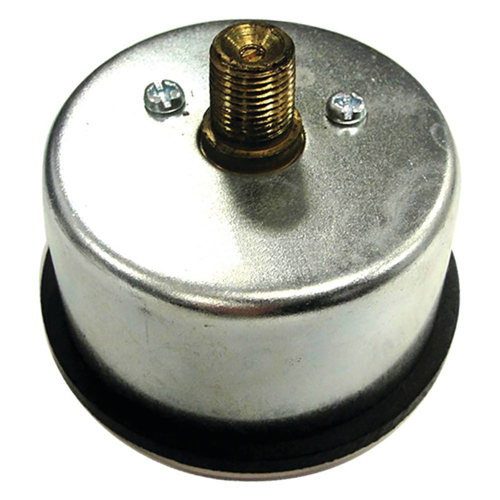 70207834-CHROME/BLACK Oil Pressure Gauge Fits Universal Products