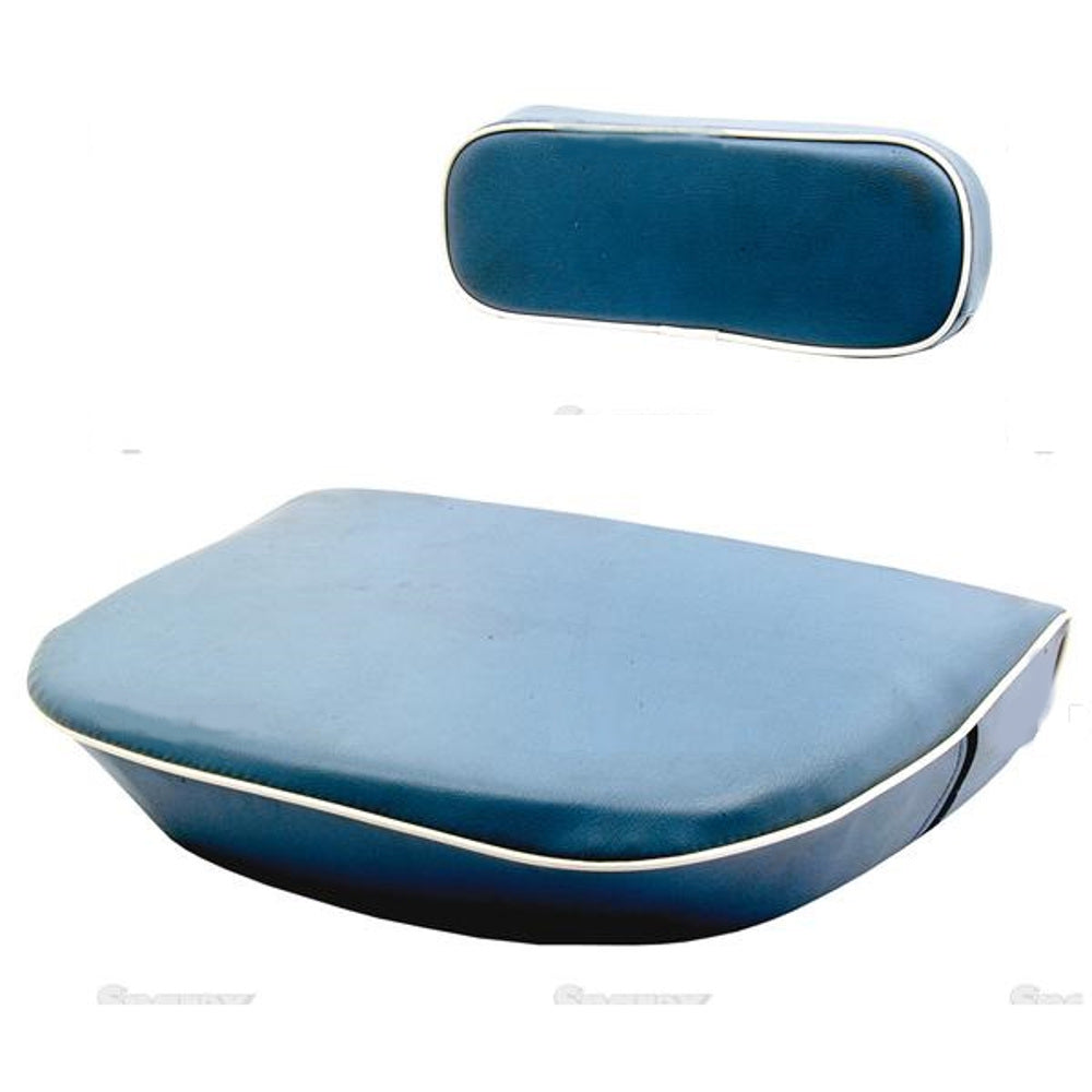 RAP67202 - Seat Cushion Set Blue with White Trim