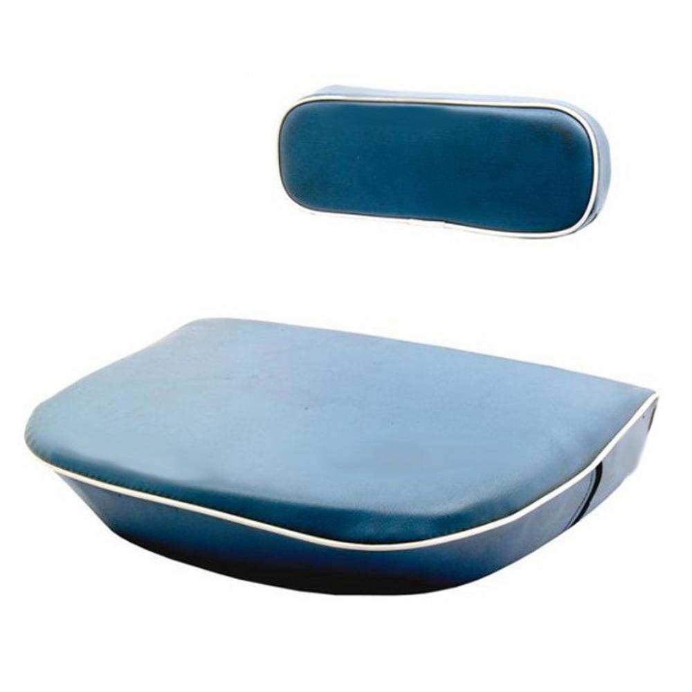 RAP67202 - Seat Cushion Set Blue with White Trim