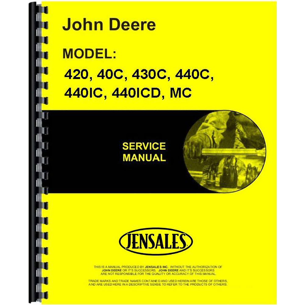 RAP77915 Service Manual Fits John Deere
