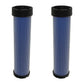 Set of 2 Air Filters 6666376 Fits Bobcat 337 341 435 863 863G 863H 8300