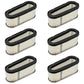 6PK Air Filter Fits John Deere GX85 SX85 Riding Lawn Mowers