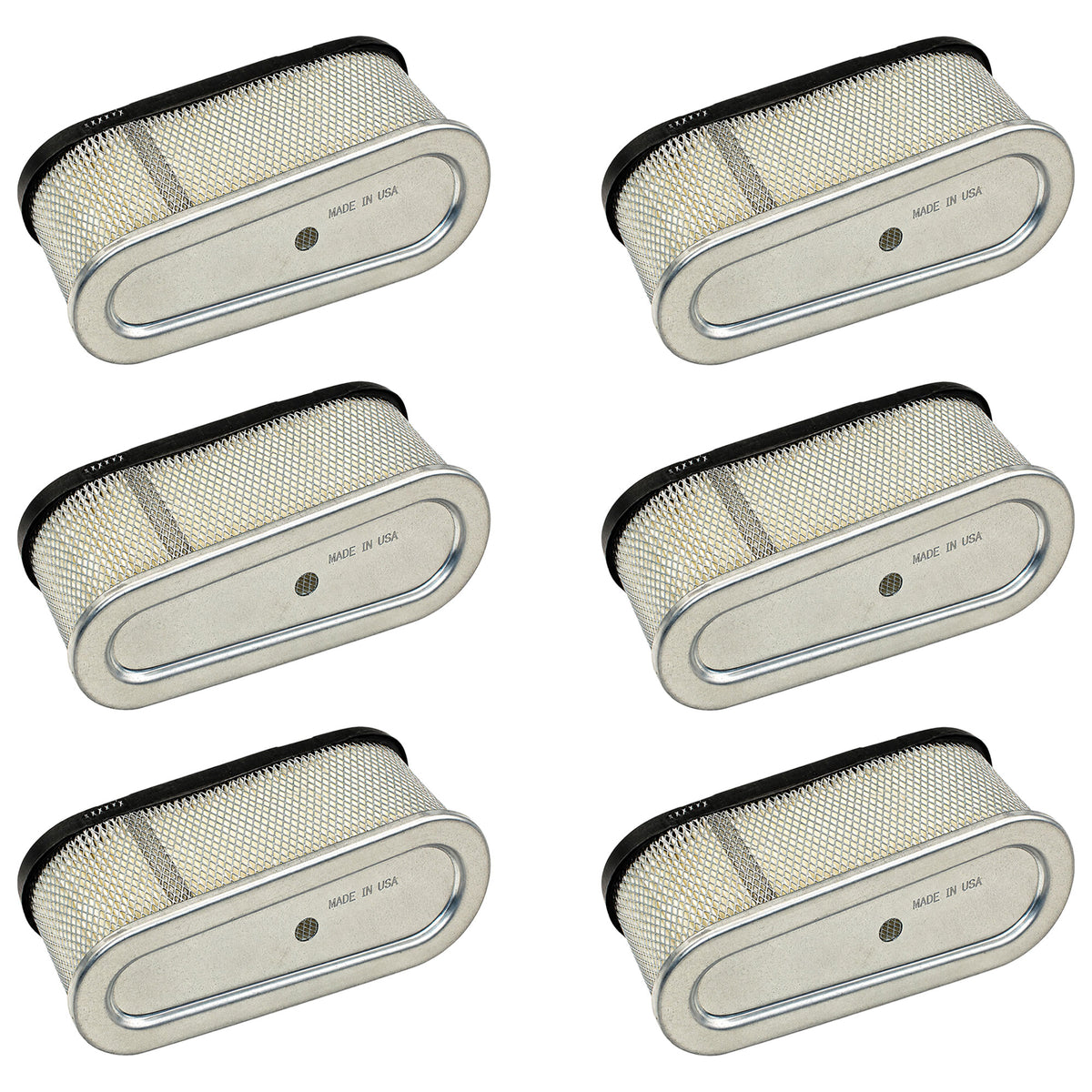 6PK Air Filter Fits John Deere GX85 SX85 Riding Lawn Mowers