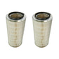 Qty 2: Air Filter Fits John Deere Replaces AZ20623