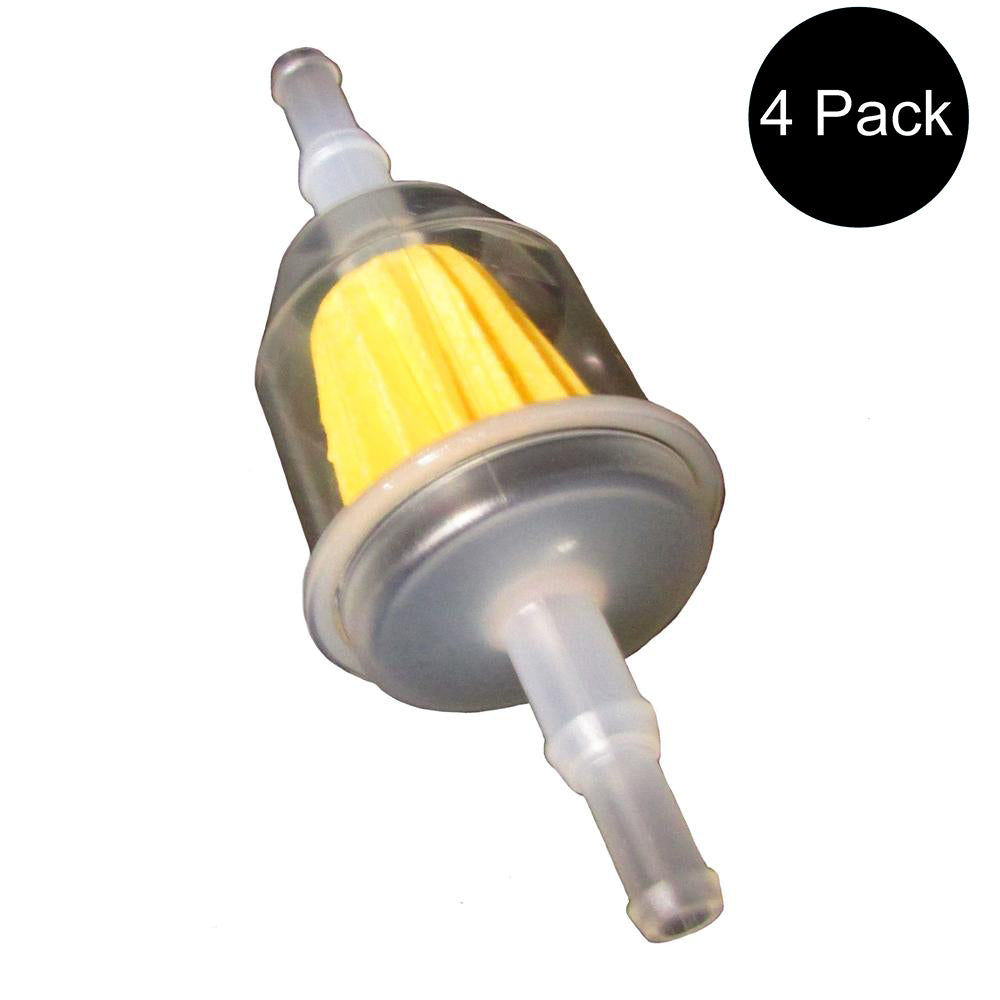 Qty 4: Fuel Filter Fits Club Car Replaces 1013684