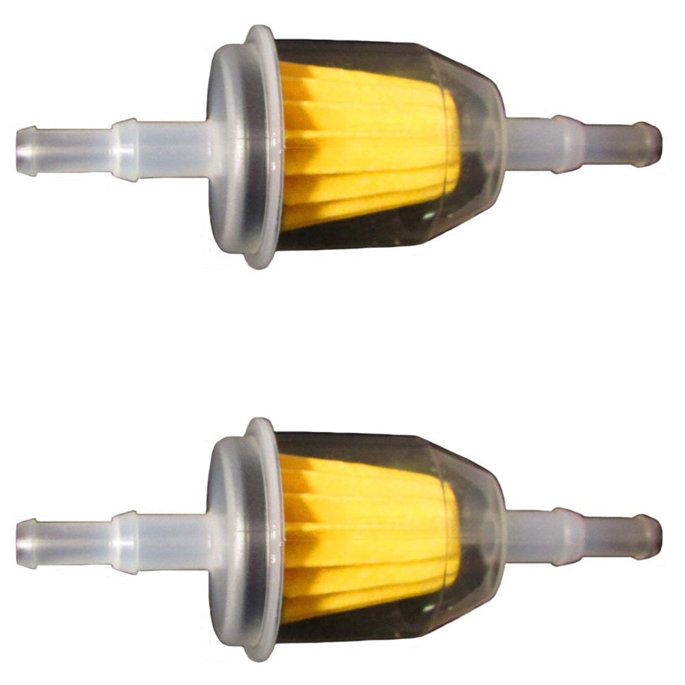 2 -Lawn Mower Fits Briggs MTD Tecumseh Kohler Fits Honda Fuel Filter 1/4"