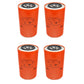 Qty 4: Fuel Filter Fits Allis Chalmers Replaces 33338