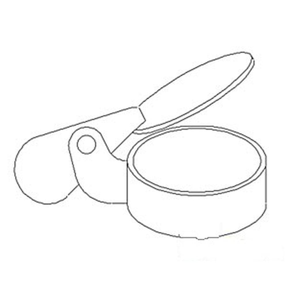 Exhaust Rain Cap - 5" Gray fits Exhaust/Clamps/Rain Caps/Stack Rain Caps