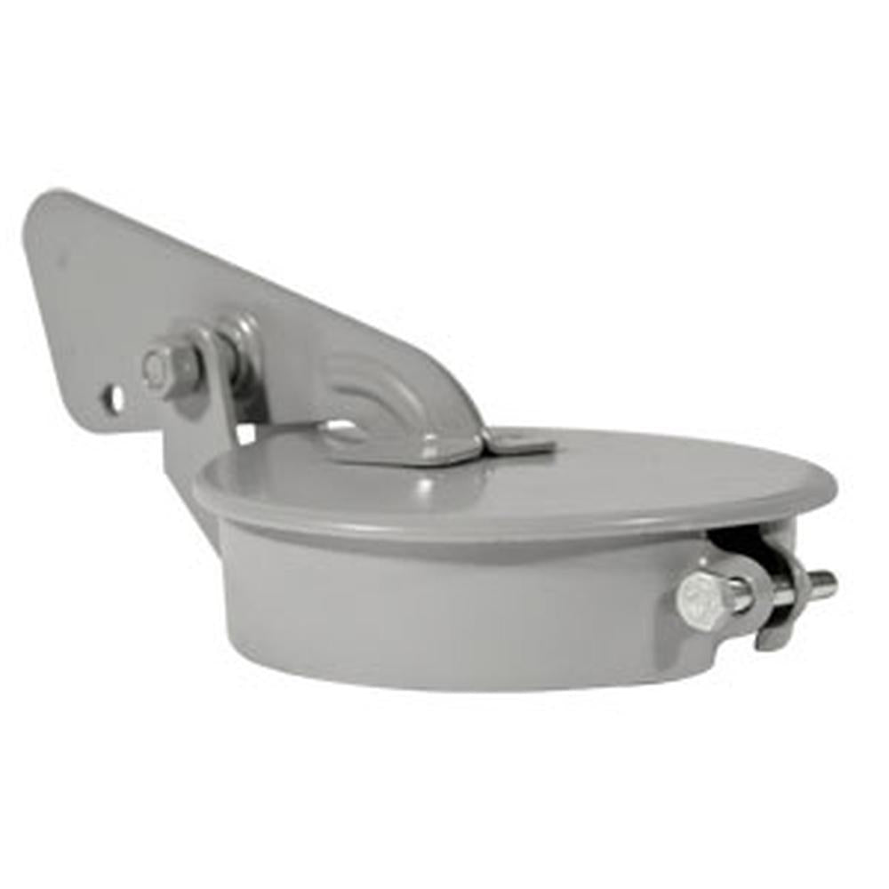 Exhaust Rain Cap - 5" Gray fits Exhaust/Clamps/Rain Caps/Stack Rain Caps