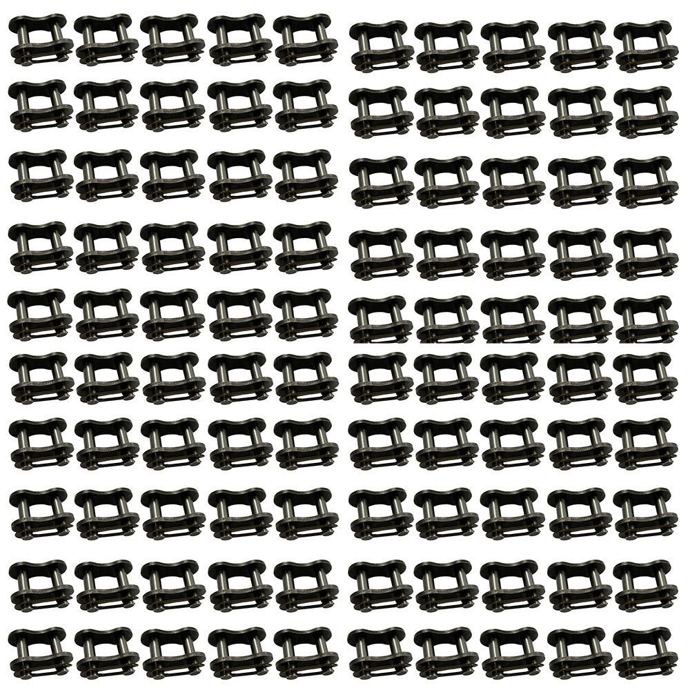 Qty 100: #50 Roller Chain Connector Link Fits Universal Products Replaces 50CL