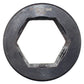 W Series Weld Hub 1 1/8" Round Bore HW1-1/8HX With Standard Keyway & Set Screws