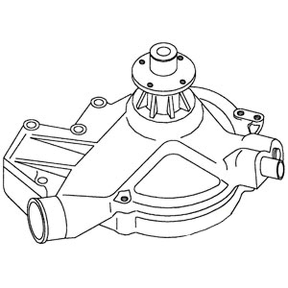 Water Pump Fits John Deere Replaces AR54578