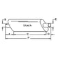 Muffler - Black Fits John Deere 4040 4240 4250 4320 4430 4440 4630 4050 AR86599
