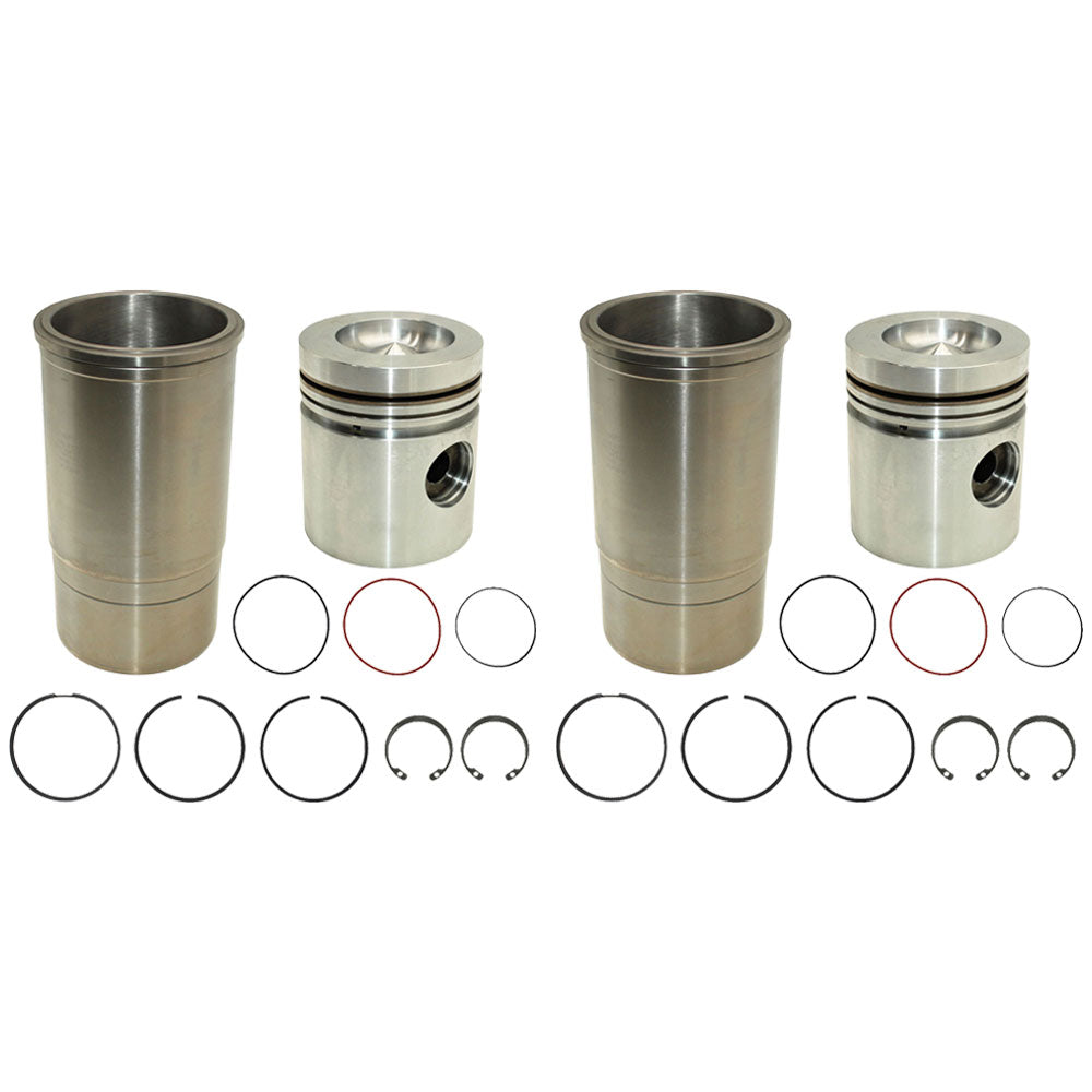 (2) Early Piston Liner Kits 4.250" Bore Fits John Deere Tractors RE23173