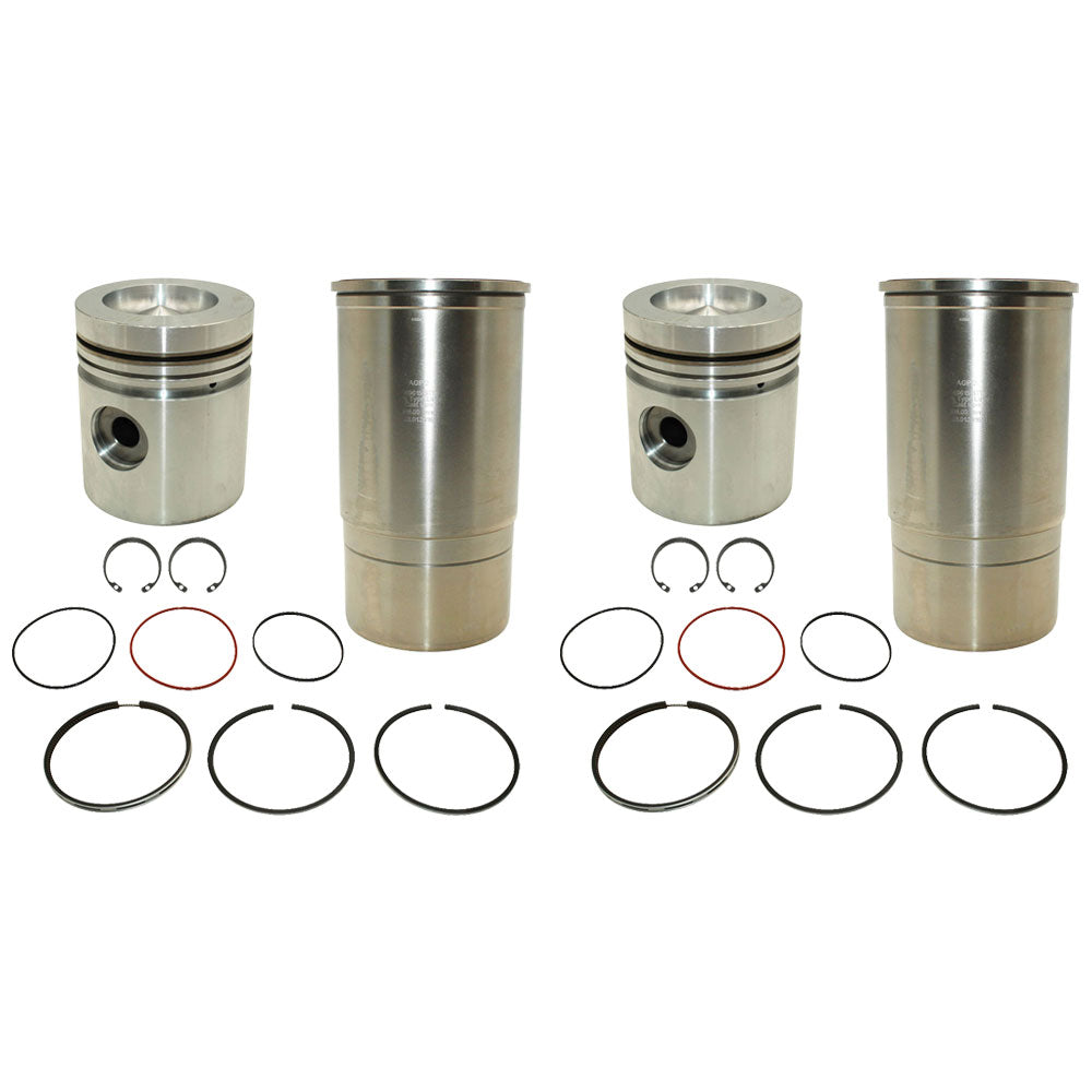 (2) Early Piston Liner Kits 4.250" Bore Fits John Deere Tractors RE23173