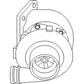 Turbocharger Fits John Deere Replaces RE25998
